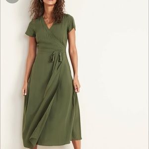Green Wrap Dress
